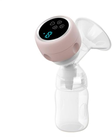 Pompa per latte elettrica: doppio tiralatte elettrico, portatile, a mani libere, con livelli di regolabili, per collezionisti di latte opaco