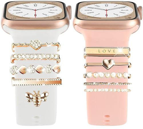 10 Stück Universal Watch Armband Charms Kompatibel Mit Apple Watch Series 8 7 6 5 4 3 2 1