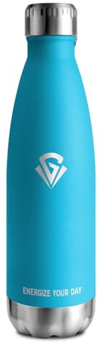 Gourde Isotherme 750ml, Gourde Inox Réutilisable, Bouteille sans BPA, Anti Fuite, Bouteille Isotherme en Acier Inoxydable Double Paroi, Gourde Métal pour Enfant, Bureau, Sport, Yoga, École, Outdoor