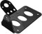 HANGHANG SHU-store Motorcycle Cafe Racer Side Mount Tail Light Frame Number License Plate Bracket Black Universal Fit For Yamaha Fit For Suzuki