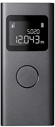 Xiaomi Smart Laser Measure - Medidor láser con Pantalla LCD de 1,23 Pulgadas, Alta precisión, Control Remoto de App, Gris Oscuro