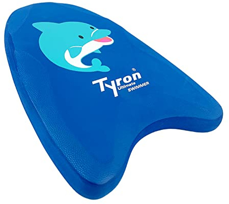 Tyron Junior Kickboard Dolphin TS-8301 Swimming and Training Aid for Children from 3 Years Robust EVA Plastic Dolphin Motif