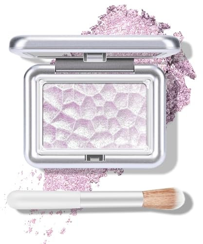 KYDA Highlighter Makeup Palette, Shimmer Highlighter Powder Makeup Palette, Diamond Shine pearl powder with Brush for Body Face -02
