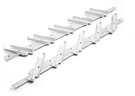 Generic Louvers Sunblind Hardware System – Louvered Pergola Hardware Set per persiane e persiane – Sistema di tende solari a ponte (bianco)