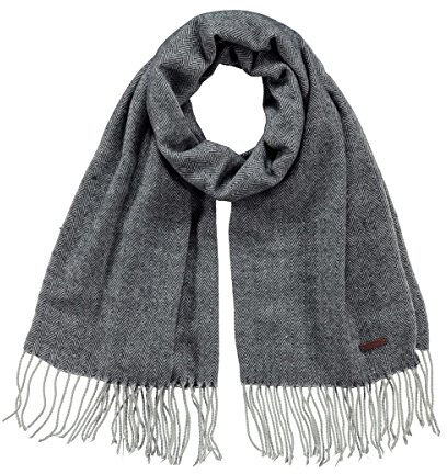 Barts Herren Soho Scarf Schal, Grau (DARK HEATHER 0019), One size (Herstellergröße: UNI)