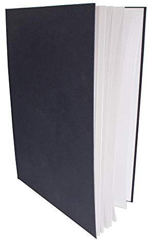 Artway Indigo - Handgefertigtes Skizzenbuch (150 g/m²) mit gebundenem Hartcover - A2 Hochformat