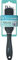 Bo...Paris - Brosse Cheveux avec Picots arrondis - Brosse Cheveux Effet Massage - pour Tous Types de Cheveux - Idéal pour Le lissage des Cheveux - Lot de 1
