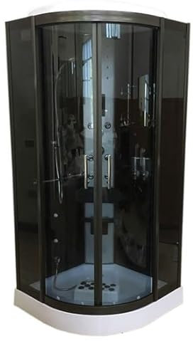 Bagno Italia Cabina de hidromasaje semicircular cromoterapia radio 90x90cm o 100x100cm CONTACTAR AL VENDEDOR INDICANDO LA MEDIDA ELEGIDA