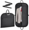 ecooe Anzugtasche mit Aufbewahrungstaschen und Schultergurt, Verdicken Schwarz Kleidersack für Anzug, Anti-Falten-Anzug Kleidertasche für Geschäftsreisen, Reisen