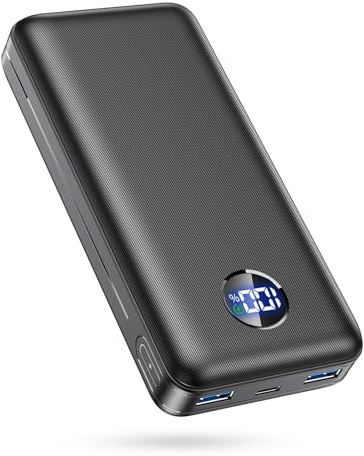Power Bank, 26.800mAh Powerbank, Externe Handy-Akkus mit 22.5-W-Schnellladefunktion, USB-C-Eingang & -Ausgang, PD 3.0 und QC 4.0. Kompatibel mit iPhone 17, 16, 15, 14, für Samsung Galaxy S25,Carbon
