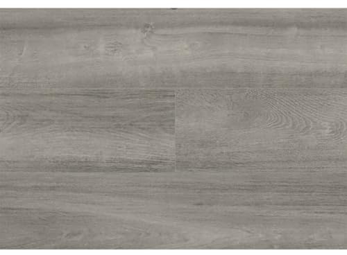 Roman Wembley Oak Anthracite Grey Modern Wood Effect Laminate Flooring For Home (All Rooms), 7mm Thick Laminate Flooring