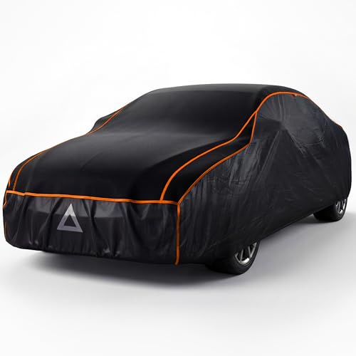 Upgrade4cars Funda Coche Exterior Anti-Granizo Universal 485x186x120 cm | Accesorio práctico para el vehículo | Fácil de usar y guardar | Apto para todas las estaciones | Verano & Invierno