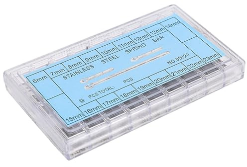 Akozon Hochwertiger Verbindungsstift für Uhren – 6–23 Mm Splinte, Reparatursatz für Uhrenarmbänder – Kleidung, Schuhe und Schmuck/Uhrenzubehör/Reparaturwerkzeuge und -sätze