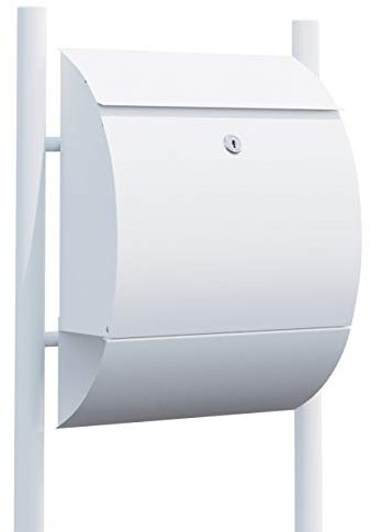 Bravios Boîte aux lettres sur pied Blanc