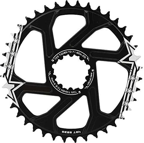 Keenso Fahrrad Kettenblätter, Fahrrad Direktinstallation Positives und Negatives Scheibenzubehör für Mountainbike-Rennrad(40T)