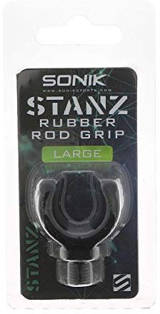 Sonik Stanz Rutenauflage Gummi Karpfenrute - Rutenalter Rod Pod Karpfenangeln - Rubber Butt Grip - Rod Rest Buttgrip Carp Fishing (L)