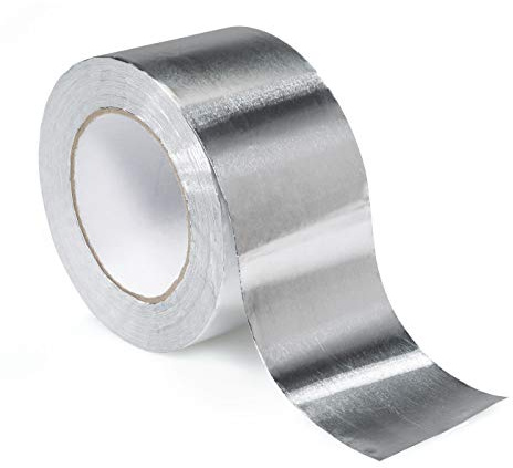 STERR - Nastro in alluminio Nastro in foglio di alluminio argento 75 mm X 50 m