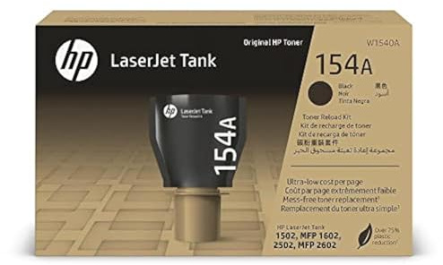 HP 154A Black Original LaserJet Tank Toner Reload Kit Toner, W1540A
