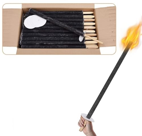 Jopassy Lot de 200 torches pour l'extérieur avec protection des mains - Durée de combustion de 90 minutes - Torches de jardin pour les fêtes en plein air, les torches pour la randonnée nocturne, la