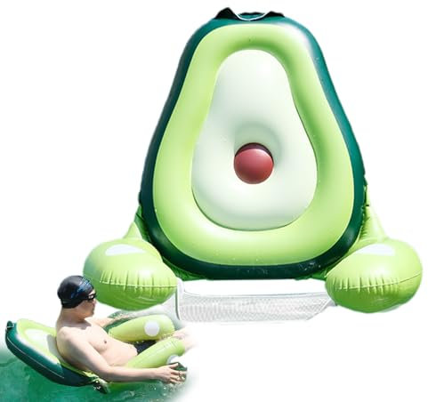 Uhngw Wasserschwimmer für Erwachsene, Pool Lounger Float | Aufblasbarer Pool Lounge Sitz,Wasserpartyspiel im Obststil mit Kopfstütze, tragbares Floßbett für Erwachsene Kinder Teenager