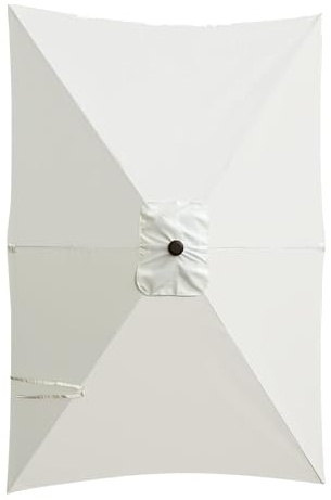 Ricambio resistente per ombrellone da patio, copertura impermeabile per ombrellone, accessori da giardino, ombrellone da mercato per esterni, resistente allo sbiadimento, in poliestere, Beige