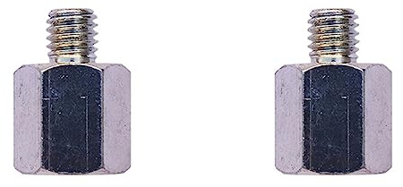 Glayent 2X Adattatore da M14 Un M10 Fresa per Smerigliatrice per Trapano con Punte Diamantate con Filettatura per Smerigliatrice Angolare