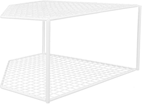 BESPORTBLE Pan Organizer Corner Display Shelf Sturdy Kitchen Rack for Pots and Pans Compact Multi-functional Storage Rack Suitable for Cabinets and Countertops