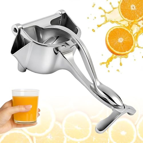 Exprimidor de frutas Bar de limones de mano, Exprimidor de cítricos en aleación de aluminio, Manual Exprimidor de cítricos, Lime Herramienta Exprimidor, para limon, Naranjas, Lima y granadas, etc
