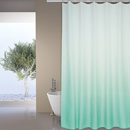 MSV Anti-Schimmel Duschvorhang - Anti-Bakteriell, waschbar, wasserdicht, Polyester, 180x200cm Sugar Pastellgrün