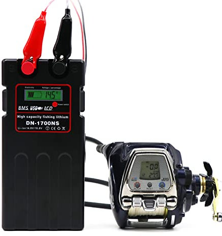 WenMia Elektrische Angelrolle Lithium Batterie 14.8V14Ah für Daiwa Tanacom 1000 750 500 Seaborg 500MJ Leobritz Shimano Play BeastMaster ForceMaster