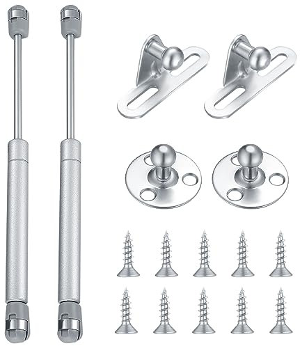 2 Stück Hydraulic Gasdruckfeder, 100 Nm/10 kg Gasdruckdämpfer, Kompressionsfeder Beschläge, Gasfeder Soft Close Scharniere, (2)