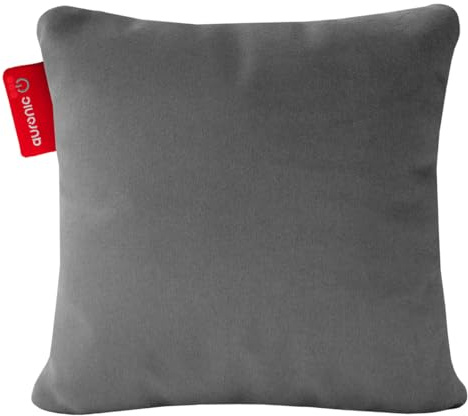 Auronic Heizkissen Kabellos - Wärmekissen mit Akku - Kabelloses Kissen mit Abschaltautomatik - Elektrisches - Beheizbares - Infrarot - Aufladbar - Für Rücken - 45x45cm