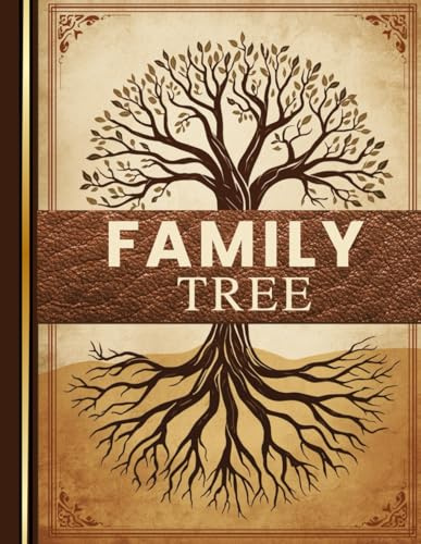 Family Tree Planner & Genealogy Organizer Workbook: Track 8+ Generations, Ancestor Research Sheets and Templates, Life History Templates, Birth ... & Unlock Secrets (109 Pages Printable )