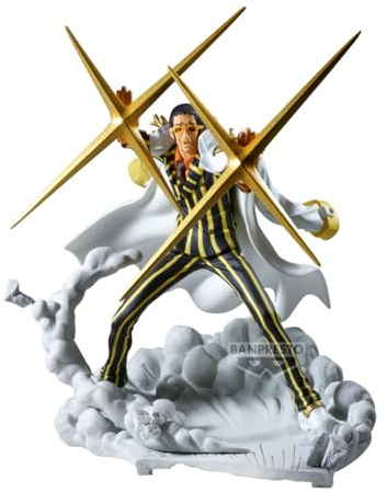 Banpresto Statuina d'azione Borsalino One Piece - Senkozekkei 18 cm - PZ71026P Multicolore - Figura da collezione - Ideale per gli appassionati di Anime One Piece