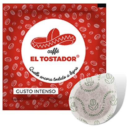 CAFFE' EL TOSTADOR - 150 CIALDE ESE 44MM (GUSTO INTENSO) cialde con carta filtro compostabile