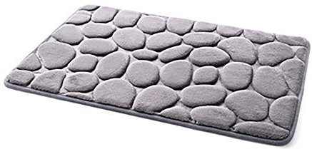 YWLINK Memory-Schaum Bad-Teppiche Angenehm Weiches Wasser SaugfäHig WC Badezimmer Teppich Badematte FußMatten Teppich Teppiche Pebble Atmungsaktivem