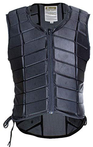 TentHome Equestrian Vest Professional Safety EVA Padded Horse Riding Protector Gear Zipper Waistcoat for Adult Men Women Kids Children (Medium)