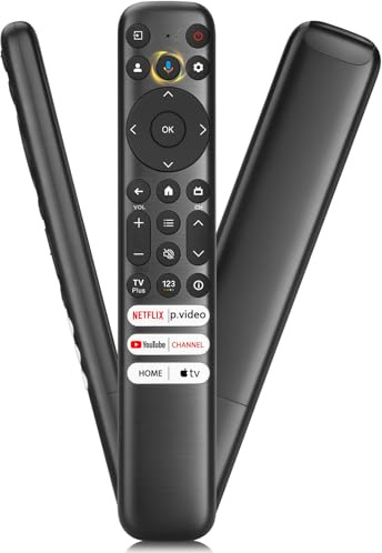 Voice Replacement Remote for TCL Google TV Remote, Compatible with TCL Q6/Q7/QM8/S3/S4 Series（Not Applicable to Roku TVs）