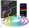 Neon Ruban LED 1m RGB avec Contrôle APP, Changement de Couleur, Segmentable, Synchronisation Musicale - Bandeau Lumineuse pour Déco Intérieur Maison