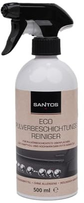 SANTOS Eco-Pulverbeschichtungsreiniger – Biologisch abbaubar, ohne Lösungsmittel, für pulverbeschichtete Oberflächen an Grill & Küche – 500 ml