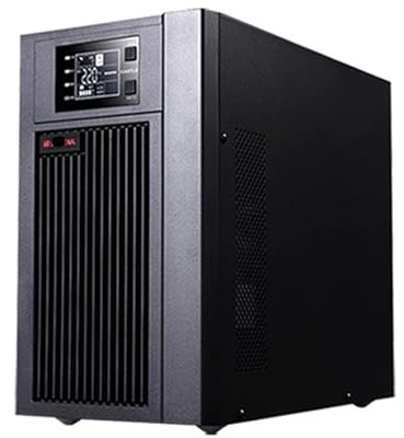 AMEHRU Alimentation sans Interruption UPS C2KS Online 2 kVA/1600 W, stabilisateur de Tension, Pack de temporisation(C2KS Delayed by 4 Hours)