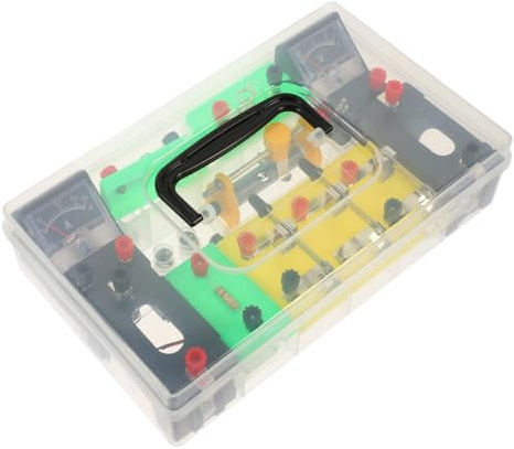 Veemoon Kit Eléctrico Educativo para Experimentos de Electricidad, Equipo Científico de Física para Secundaria, Material Didáctico Accesorios Aleatorios para Laboratorio Color Aleatorio