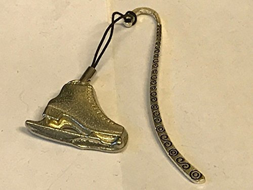 Hockey Figure Skating Ice Skate TG108 Made From Fine English Pewter On a PATTERN Bookmark POSTED BY US GIFTS FOR ALL 2016 FROM DERBYSHIRE UK