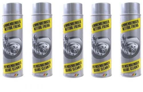 5 x Motip bromsrenare 500 ml sprayburk sprayburk