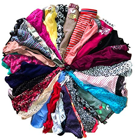 Morvia Varieties of Women Hipster Briefs Boyshorts Bikinis Pack Underwear (20 Pcs, Medium)