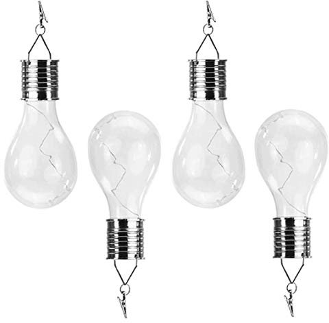Solary - Lampadina Solare a Led Portatile - Decorazioni da Esterno, Giardino, Terrazzo, Camera da Letto per Ragazza, Salotto -Luce Notturna - Senza Fili e Batteria - Luce Bianca Fredda, 5 Watt