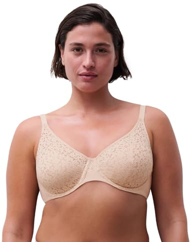 Chantelle Women's Norah Molded Bra, Nude Blush, 40DDD