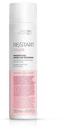 Revlon Professional RE/START Color Protective Micellar Shampoo, Champú Sin Sulfatos para Cabello Teñido, Protege y Realza el Brillo, Tratamiento Capilar para Cabello Tratado y Dañado, 250 ml