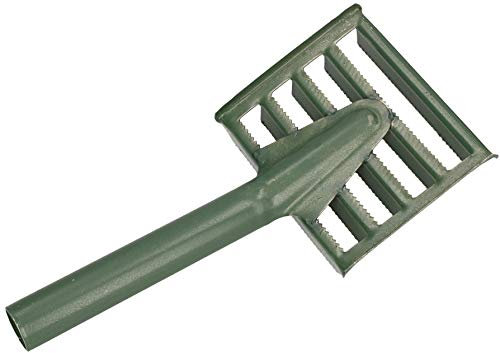 KOTARBAU® Metallstriegel 120 x 100 mm Pferdestriegel Fellentferner Fellkratzer Grün für Zuchttiere Pferde Rinder