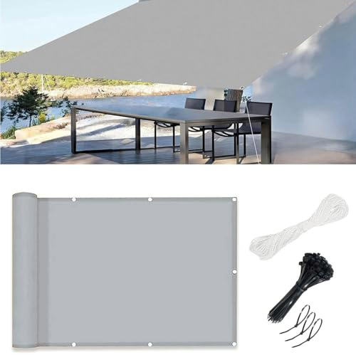 Sonnensegel Wasserdicht Rechteckig mit Ösen 2x2.5M,Segeltuch Sonnensegel Aufrollbar,Sonnenschutz Wasserdicht Windschutzsonnensegel UV Schutz 99% für Balkon Terrasse Garten
